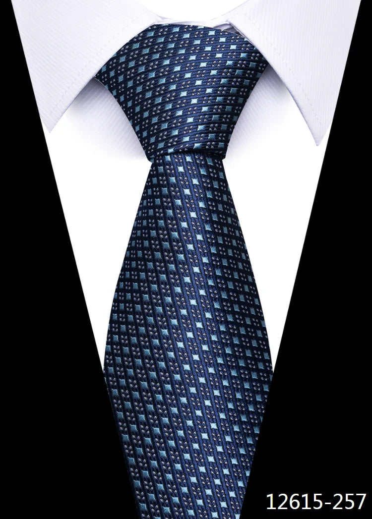 Many Color Newest style  Dropshipping Necktie Man Dark Blue Wedding Accessories Dot Performance Tie Men Necktie Cravat