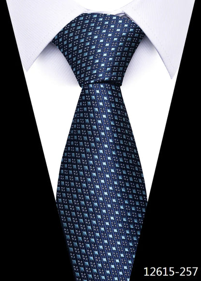 Many Color Newest style  Dropshipping Necktie Man Dark Blue Wedding Accessories Dot Performance Tie Men Necktie Cravat