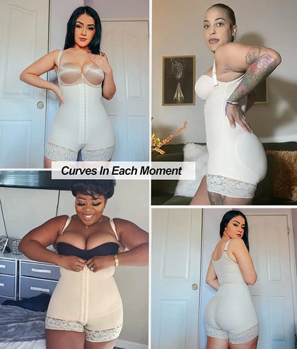 New Fajas Colombiana Girdle Women Shapewear Bodysuits Reducing Waist Trainer Body Shaper Tummy Control Butt Lifter Thigh Slimmer