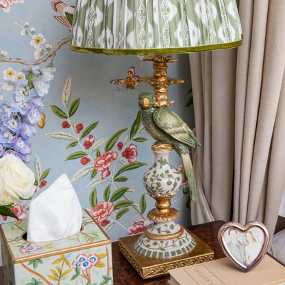 Olive Ikat Lampshade (30cm)