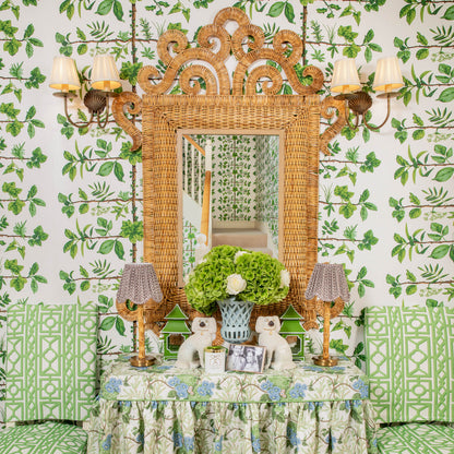 The Grand Rattan Mirror