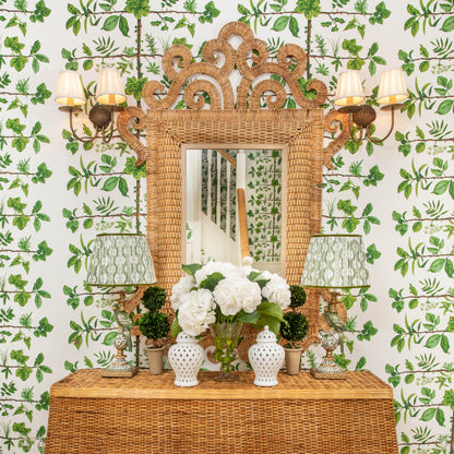 Olive Ikat Lampshade (30cm)