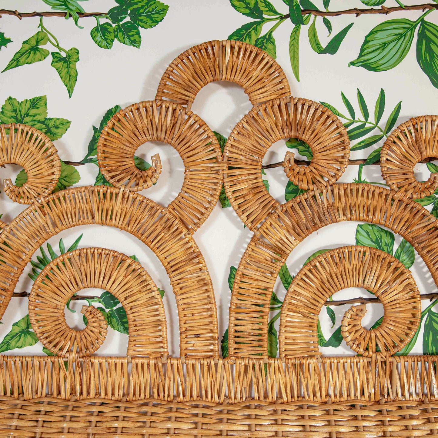 The Grand Rattan Mirror