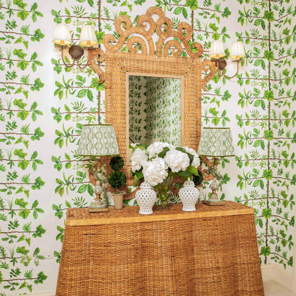 Olive Ikat Lampshade (30cm)