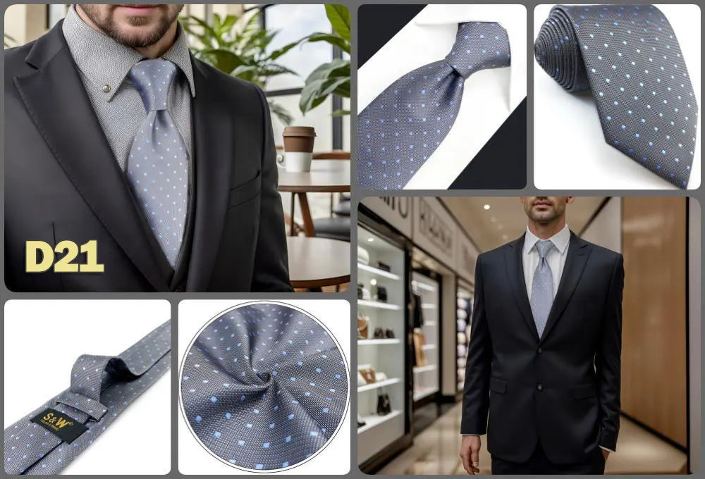 Red Pink Luxury Ties for Men Business Neckties Solid Blue Wedding Suit Formal Dress School Accessories Dropshipping