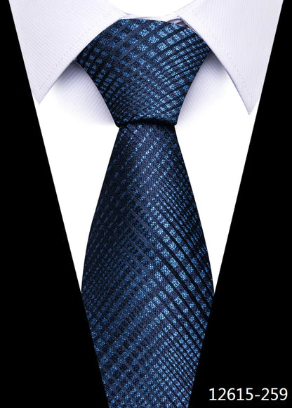 Many Color Newest style  Dropshipping Necktie Man Dark Blue Wedding Accessories Dot Performance Tie Men Necktie Cravat