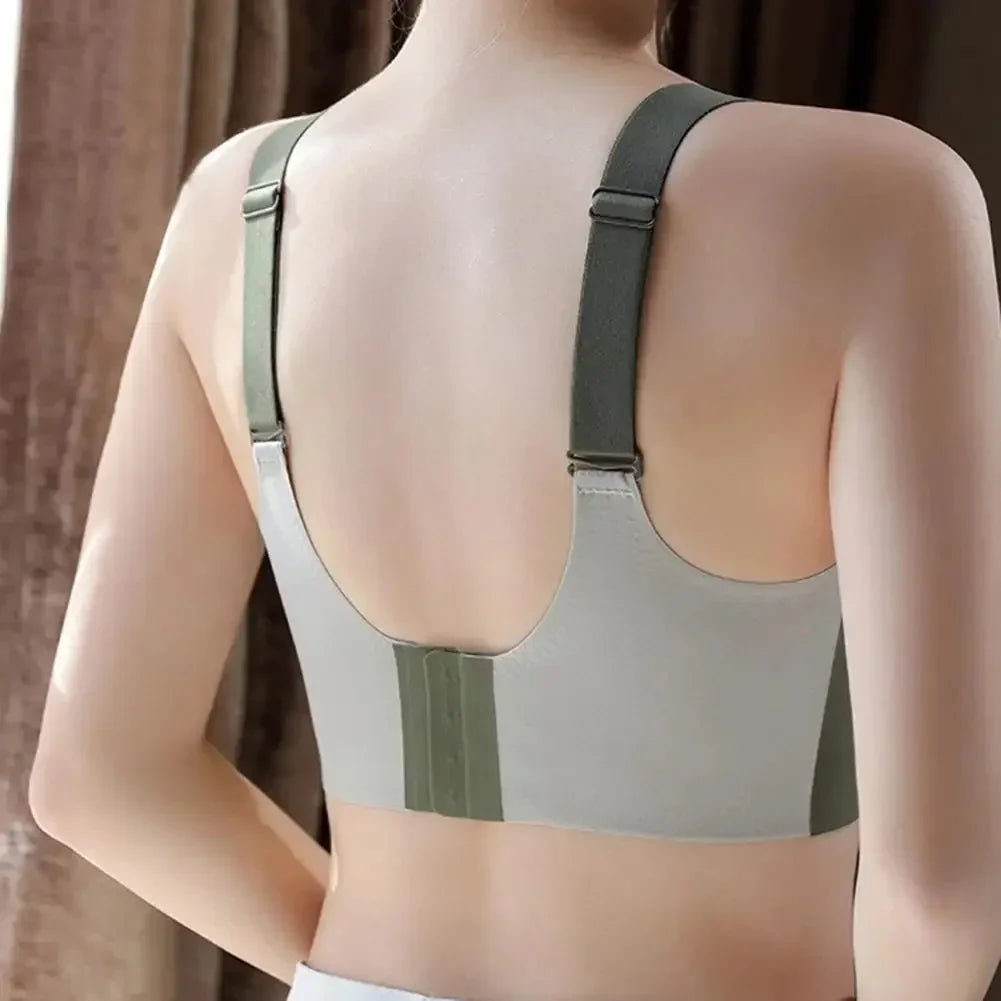 Super Gather Wireless Push-up Bra Women Gathered Up Soft Support Adjustable Underwear Anti-sagging Seamless Lift-up Bra