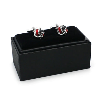 iGame Fashion Knot Cuff Links Quality Brass Material Woven Ball Design Cufflinks For Wedding  Men