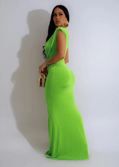 Elegant Bodycon Dresses for Women Sexy Deep V Neck Sleeveless Maxi Dress Mermaid Guest Evening Party Cocktail Long Dress Gown
