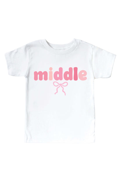 Birth Order Graphic Tee & Bodysuit | White