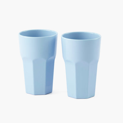 Blue Party Melamine Glasses (Set of 4)