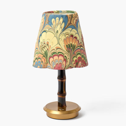 Multi Marble Paper Lampshade (18cm)