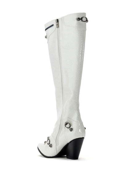 A GOOD ONE WHITE CROC BOOT