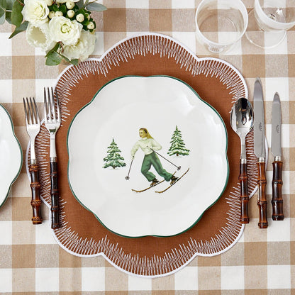 Caramel Alathea Linen Placemats (Set of 4)