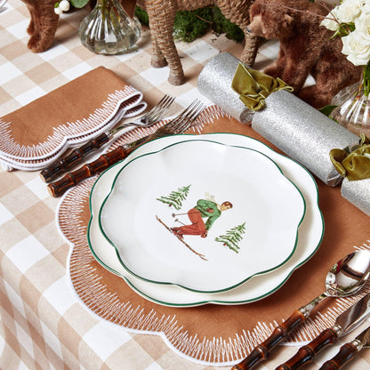 Caramel Alathea Linen Placemats (Set of 4)