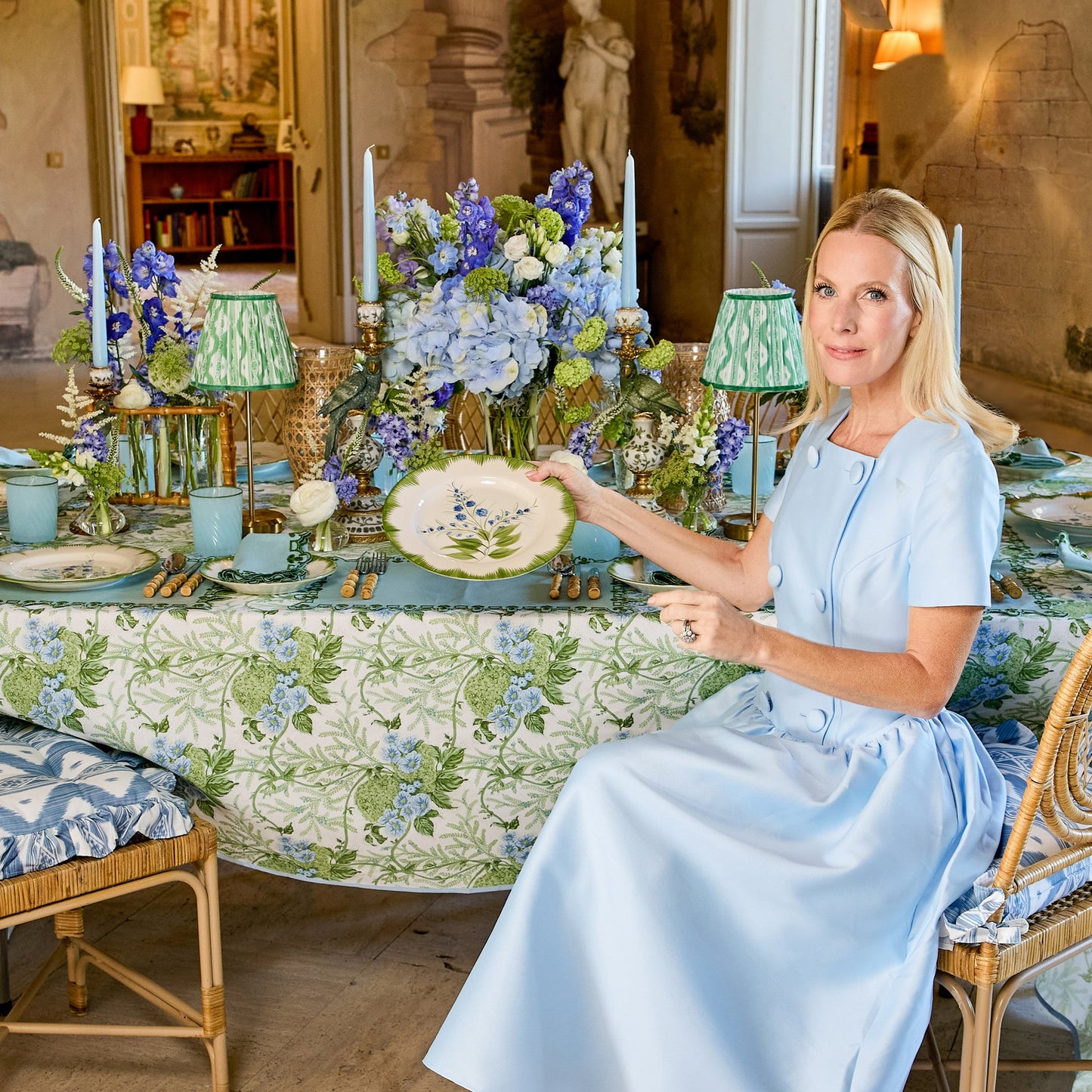 Bluebell Araminta Dinner & Starter Plates (Set of 8)