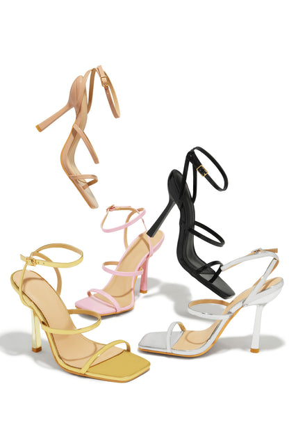 Jenny Single Sole High Heels - Nude