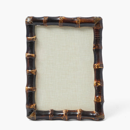 Burnt Bamboo Photo Frames (Set of 2)