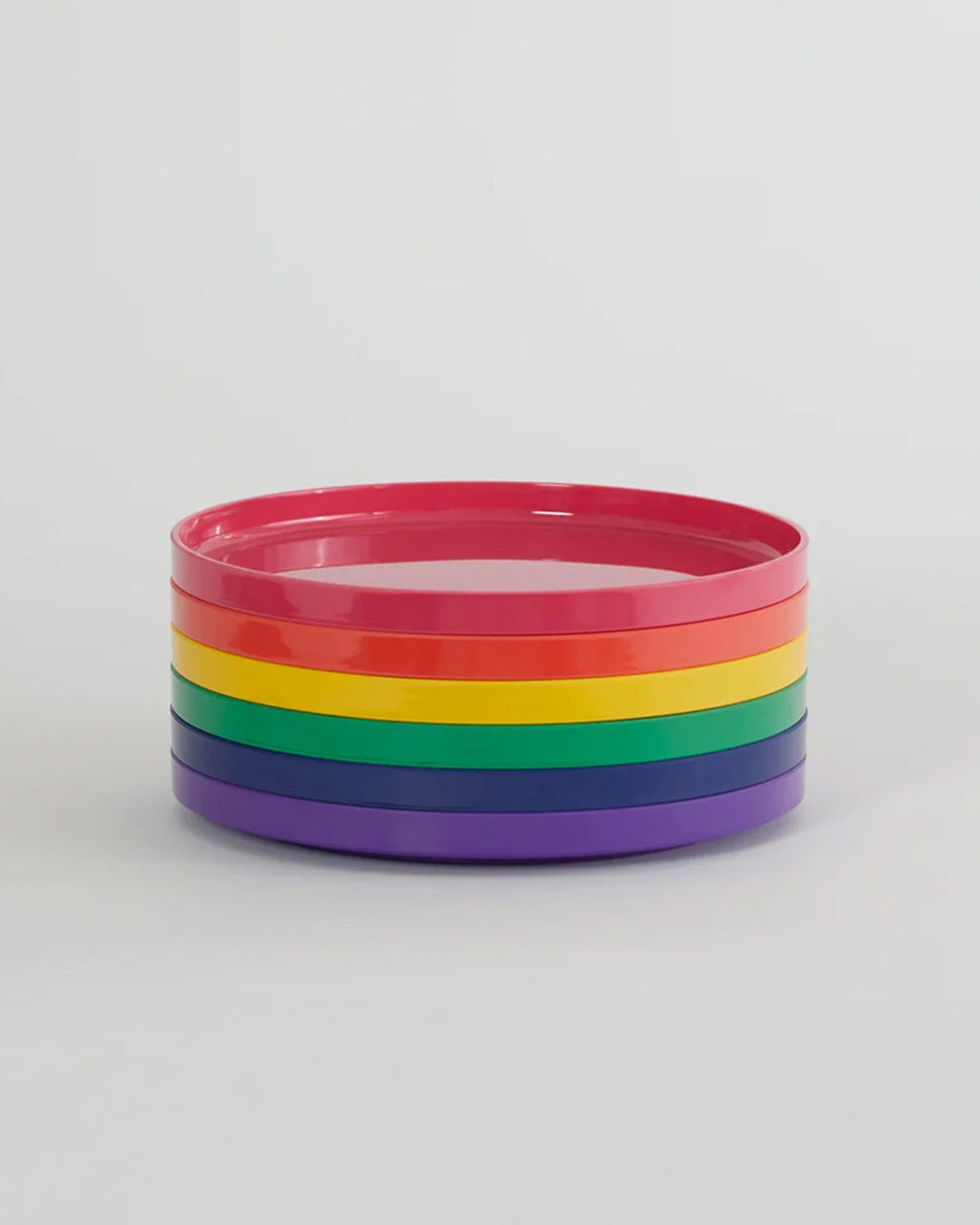 Max Dinnerware Rainbow 7.5" Plates - Set of 6