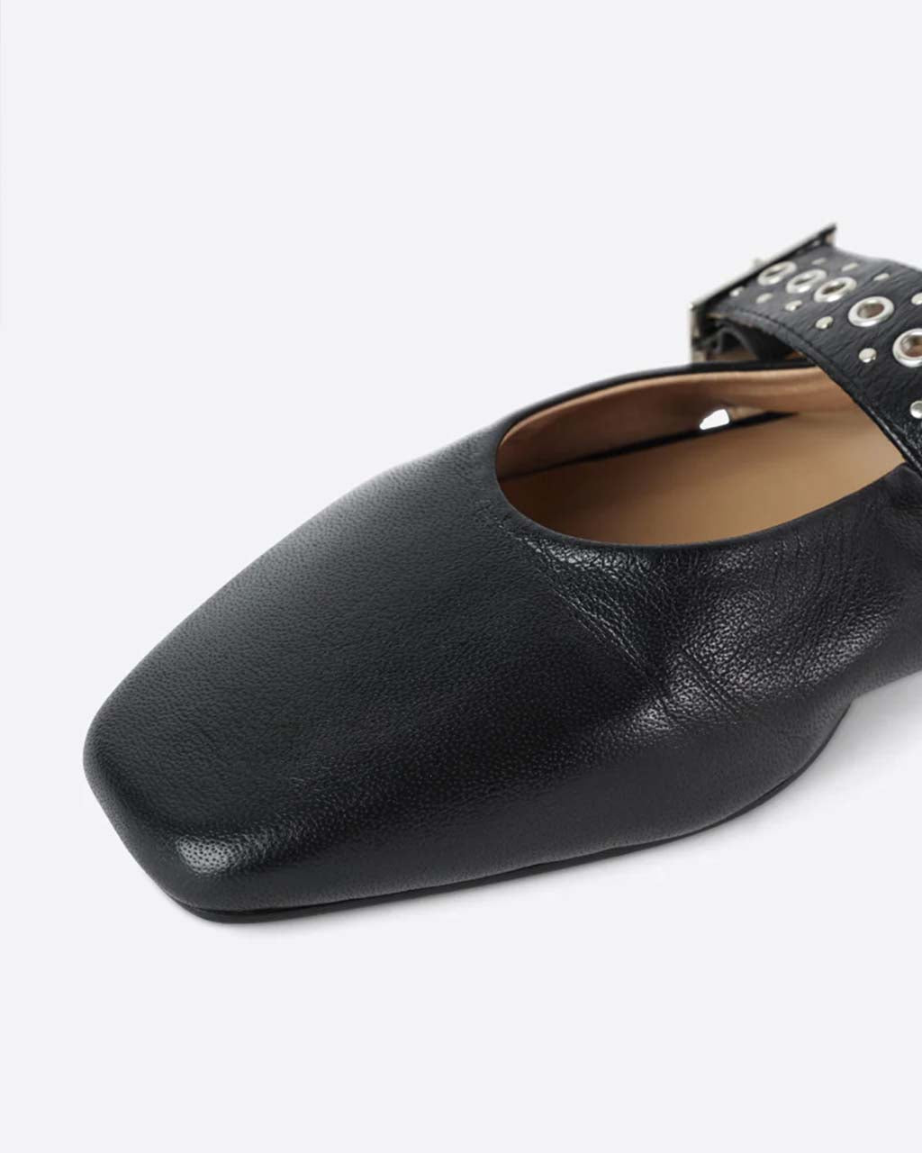 Pearl Slingback Ballet Flat - Black