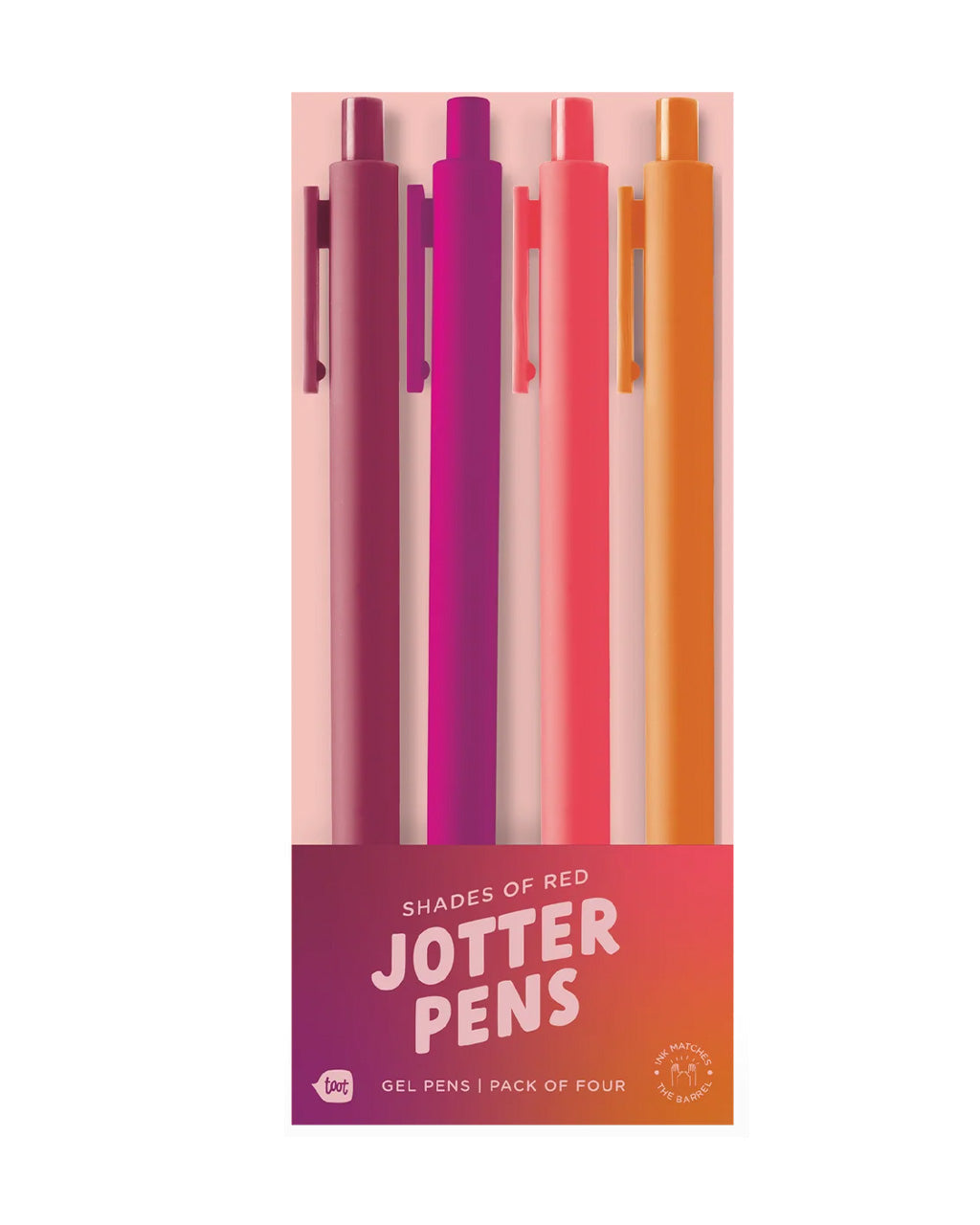 Gradient Red Jotter Set