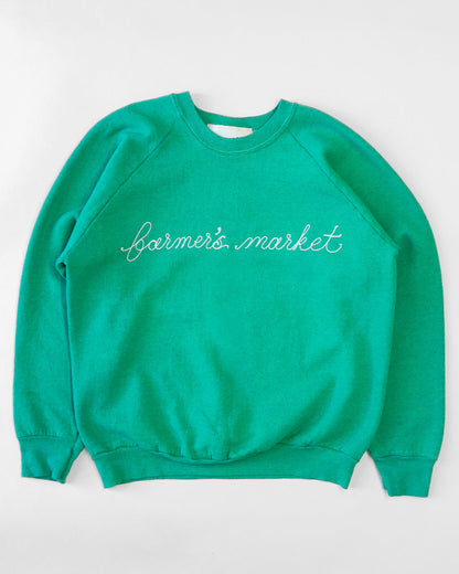 Farmer's Market Chainstitch Sweatshirt - Green