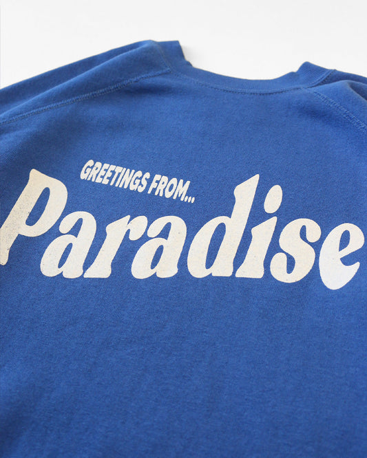 Greetings From Paradise Sweatshirt - Blue