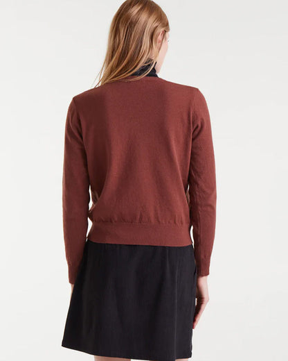 Heart Sweater - Brown