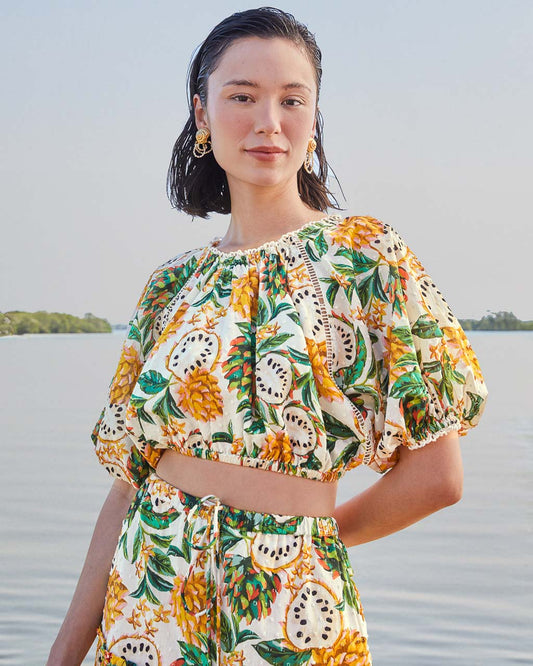 Off-White Biriba Cropped Top