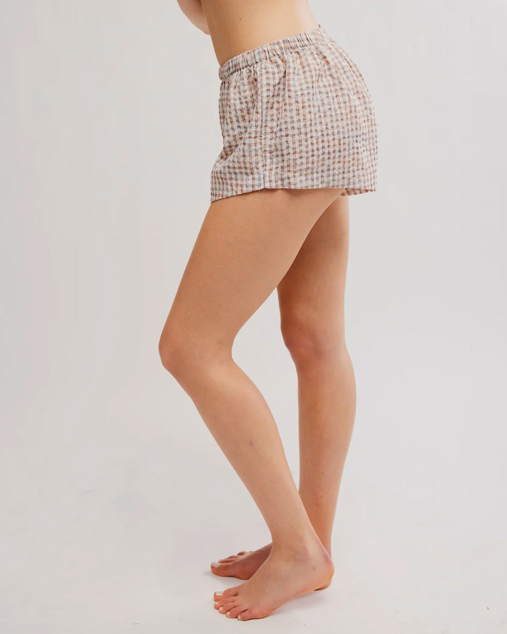 Cross My Heart Boxer Shorts - Ivory Combo
