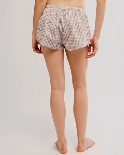 Cross My Heart Boxer Shorts - Ivory Combo