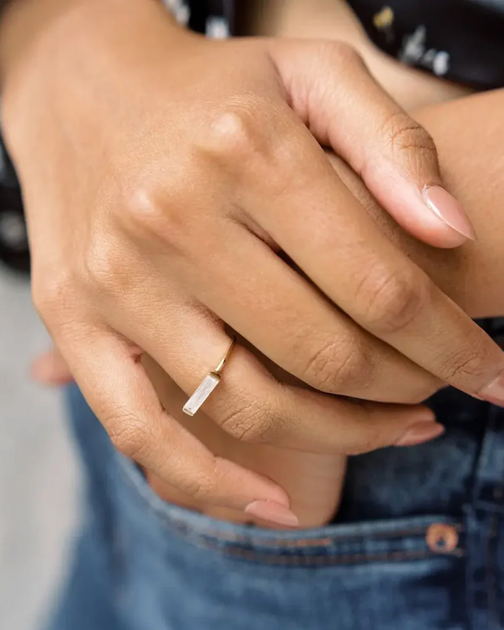 Lorena Baguette Ring - Gold