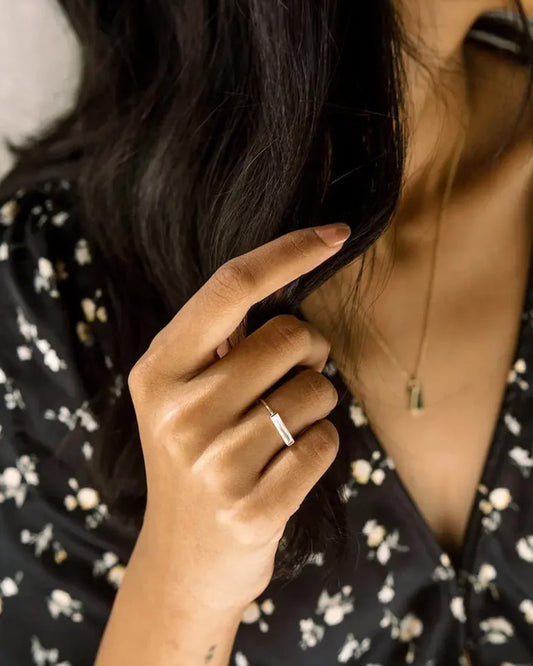 Lorena Baguette Ring - Gold