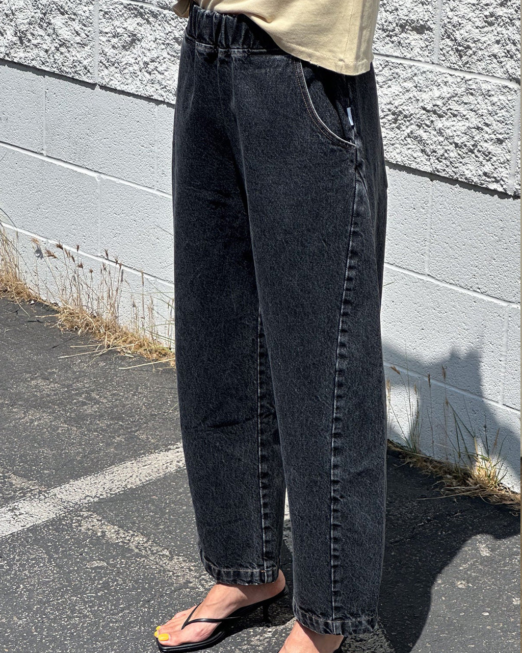 Arc Pants - Black Denim