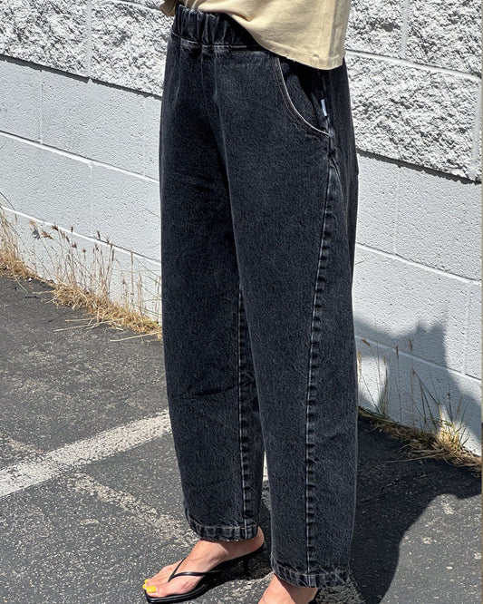 Arc Pants - Black Denim