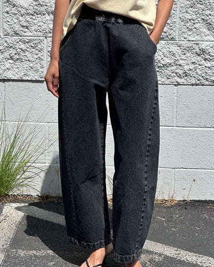 Arc Pants - Black Denim