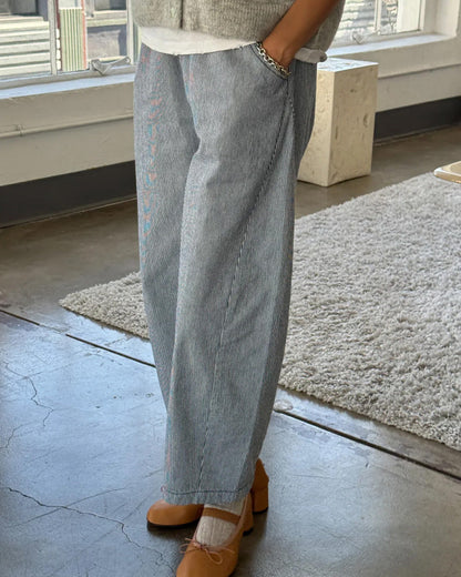 Arc Pants - Blue Stripe