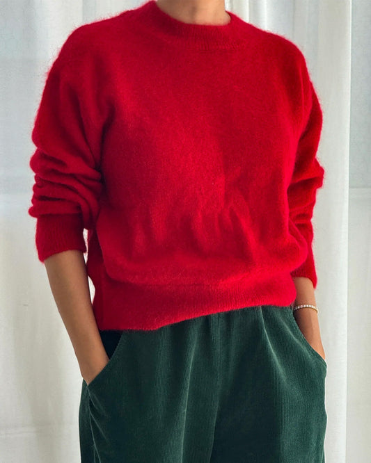 Finn Mohair Sweater - Red