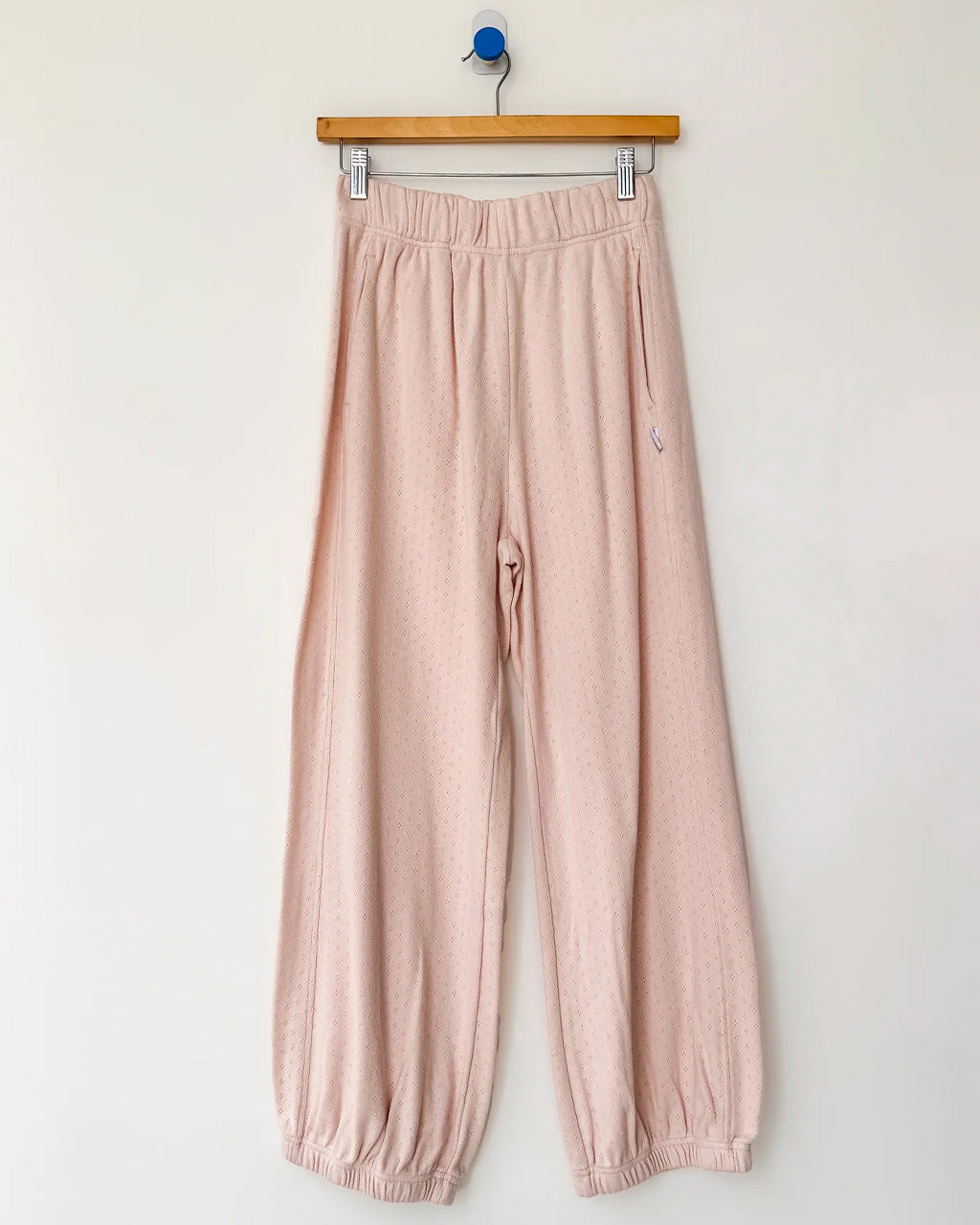 Pointelle Balloon Pants - Baby Pink