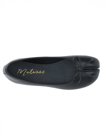 Mason Split Toe Ballet Flat - Black