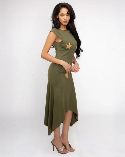 Jia Dress - Seaweed