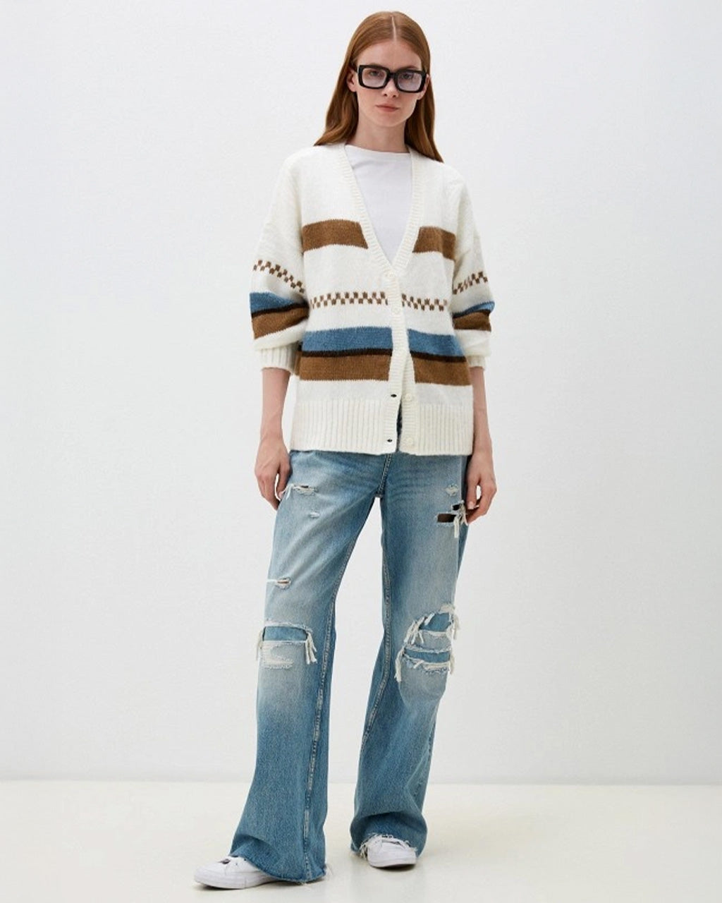 Valerie Stripe Cardigan