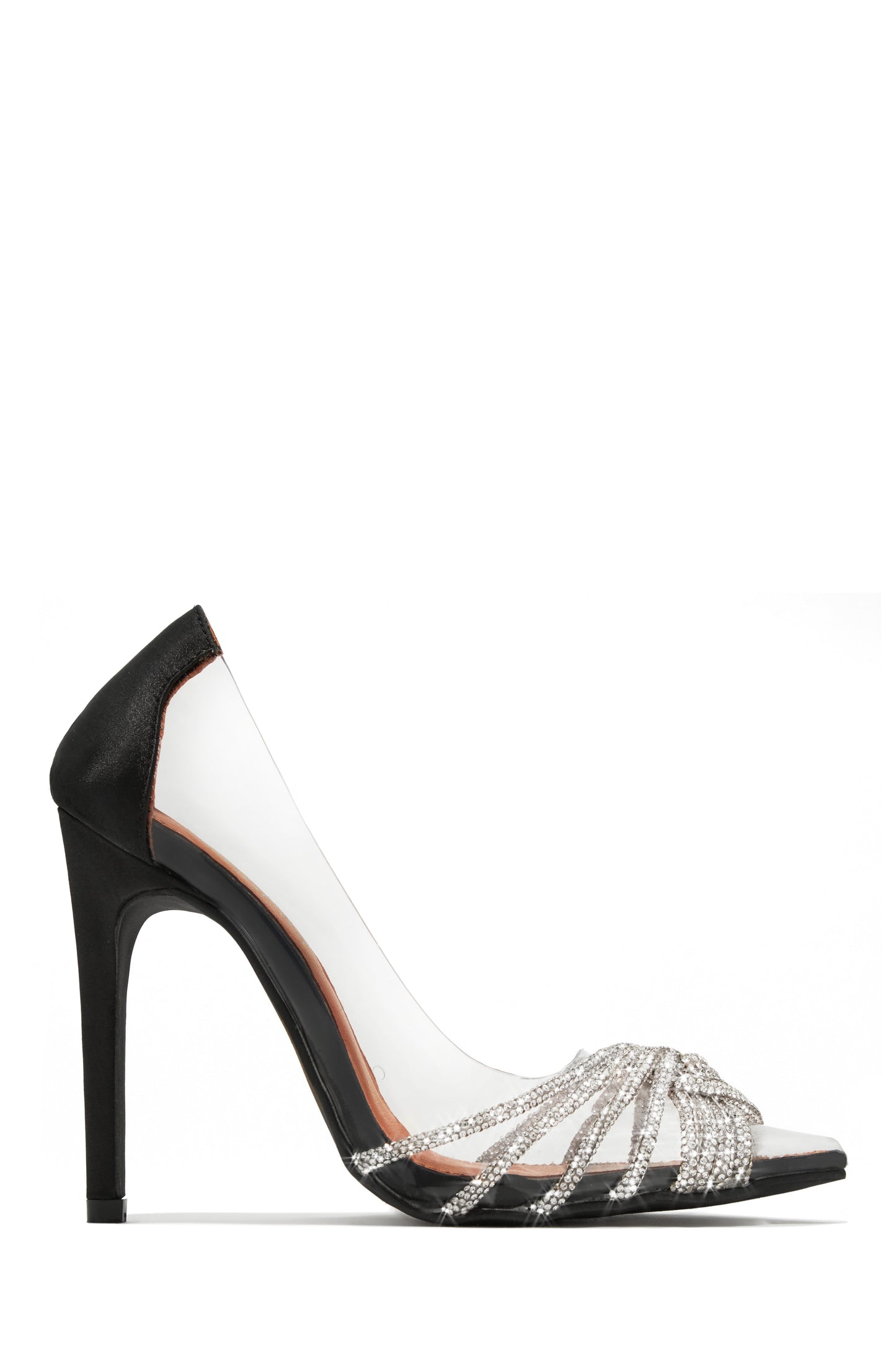 Champagne Toast Embellished Pointed Toe Pumps - Red