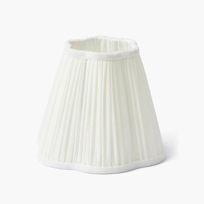 Cream Pleated Lampshade (18cm)