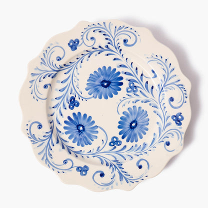 Blue Flowers Dinner Plates (Set of 4)