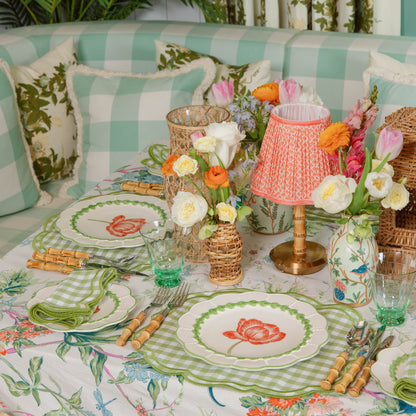Green Eloise Gingham Napkins (Set of 4)