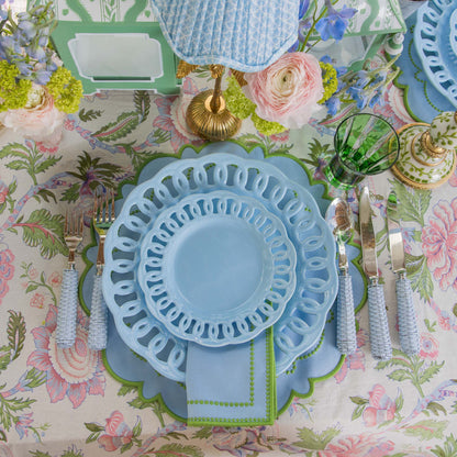 Soft Blue Lace Starter Plate
