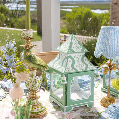 Green Parrot Candle Set