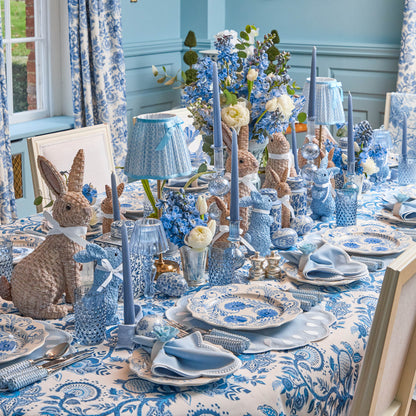 Blue Flowers Dinner Plates (Set of 4)