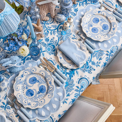 Blue Flowers Dinner Plate